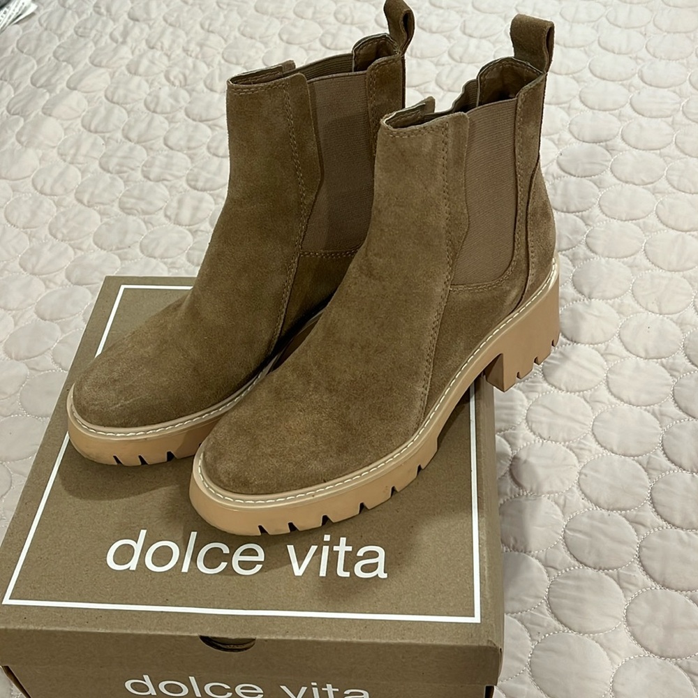 Dolce Vita - Halina, Taupe Suade
